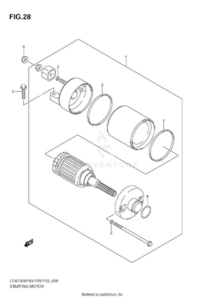 Starting Motor Schematic
