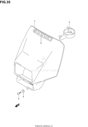Headlamp Cover (model K1) Schematic