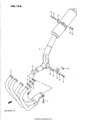 Muffler (model L) Schematic