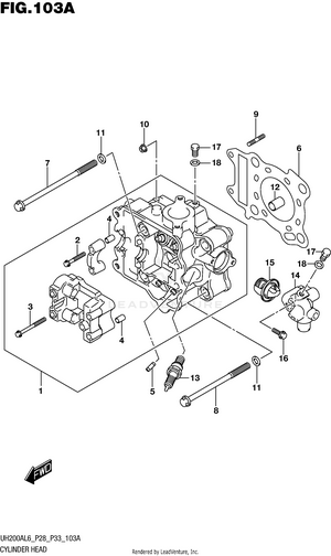 Cylinder Head Schematic