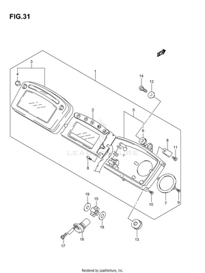 Speedometer (model K4/k5) Schematic
