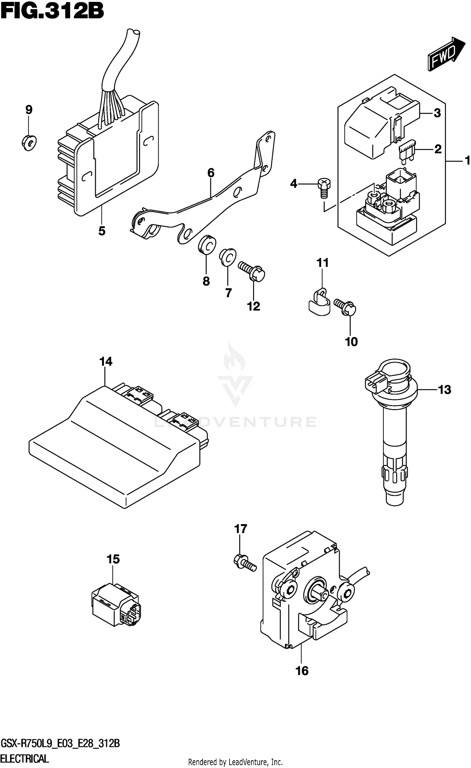 ELECTRICAL (GSX-R750L9 E28)