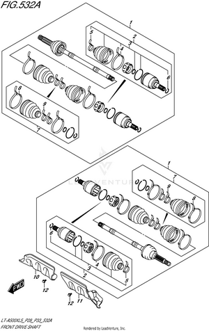 Front Drive Shaft Schematic
