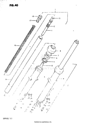 Front Fork (model T Schematic