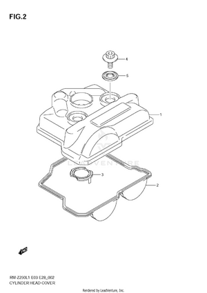 Cylinder Head Cover Schematic