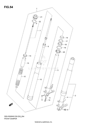 Front Damper Schematic