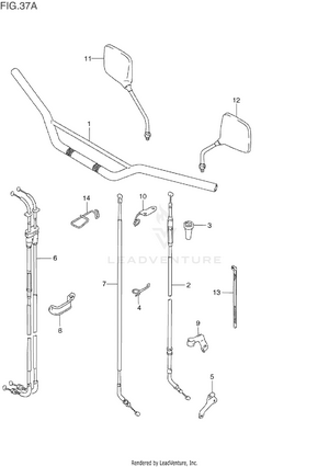 Handlebar (model N/p) Schematic