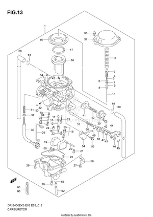 Carburetor (for E33) Schematic