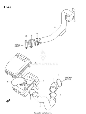 Belt Cooling Duct Schematic