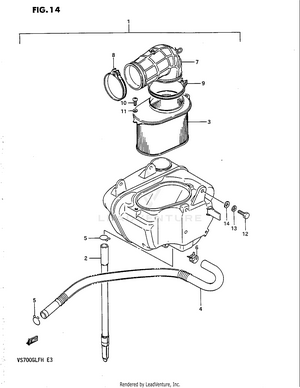 Air Cleaner (rear) Schematic