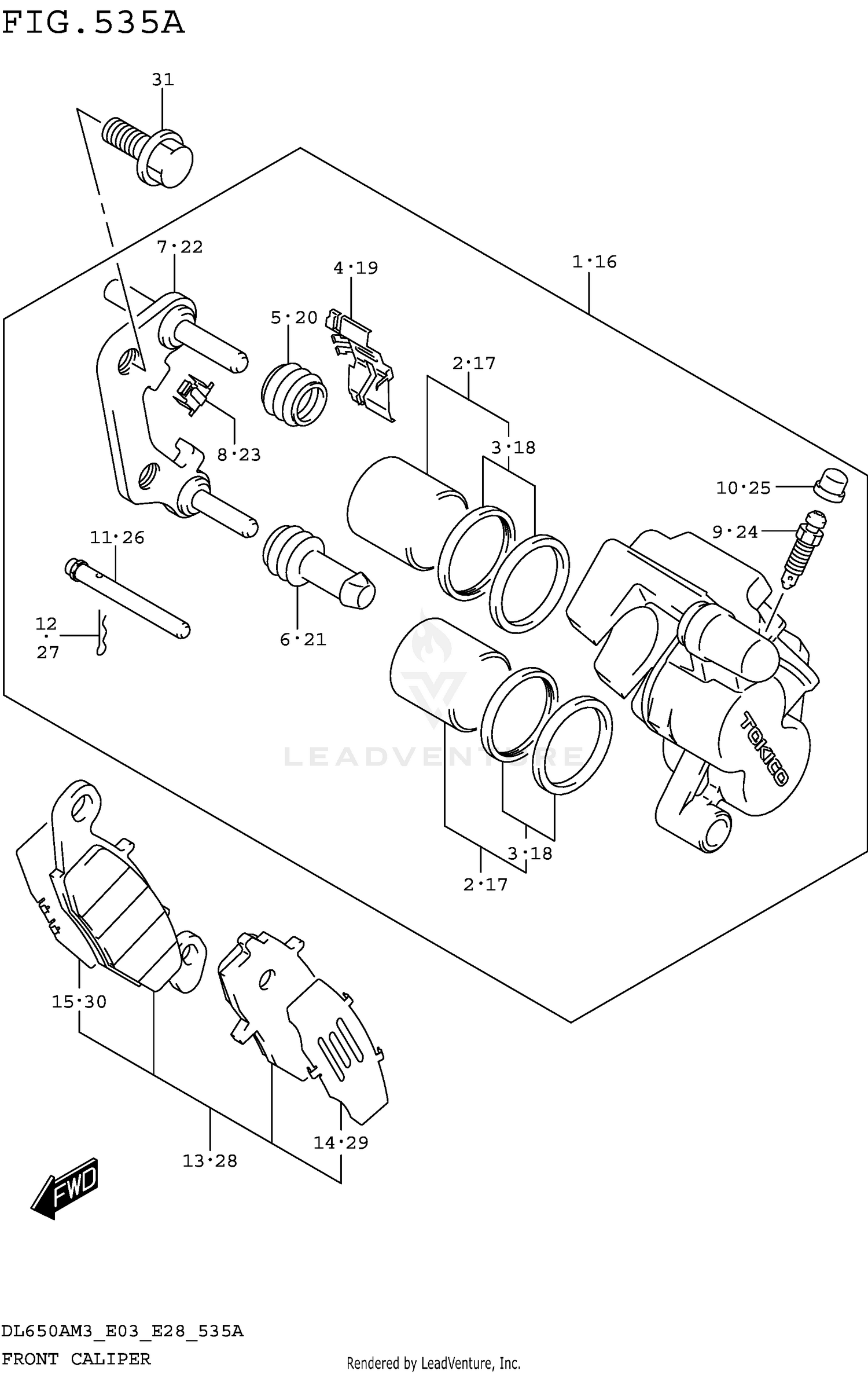 FRONT CALIPER