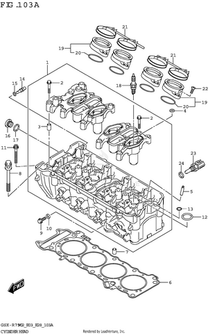 Cylinder Head Schematic
