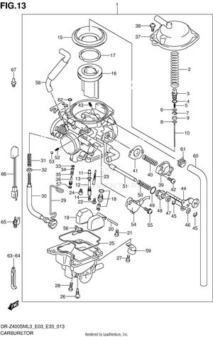 Carburetor (dr-z400sml3 E33) Schematic