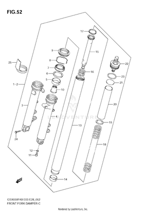 Front Fork Damper Schematic