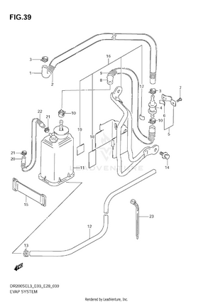 Evap System (dr200sel3 E33) Schematic