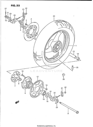 Rear Wheel Schematic