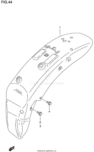 Rear Fender Schematic
