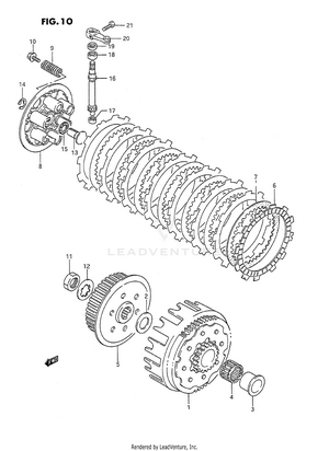 Clutch (model K/l/m) Schematic