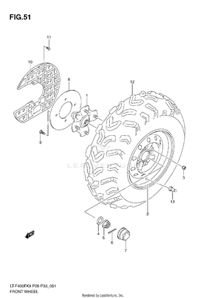 Front Wheel Schematic