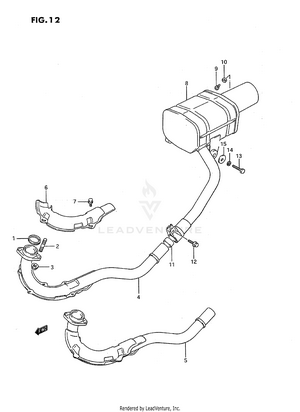 Muffler (model J/k) Schematic