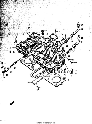 Cylinder Head Schematic
