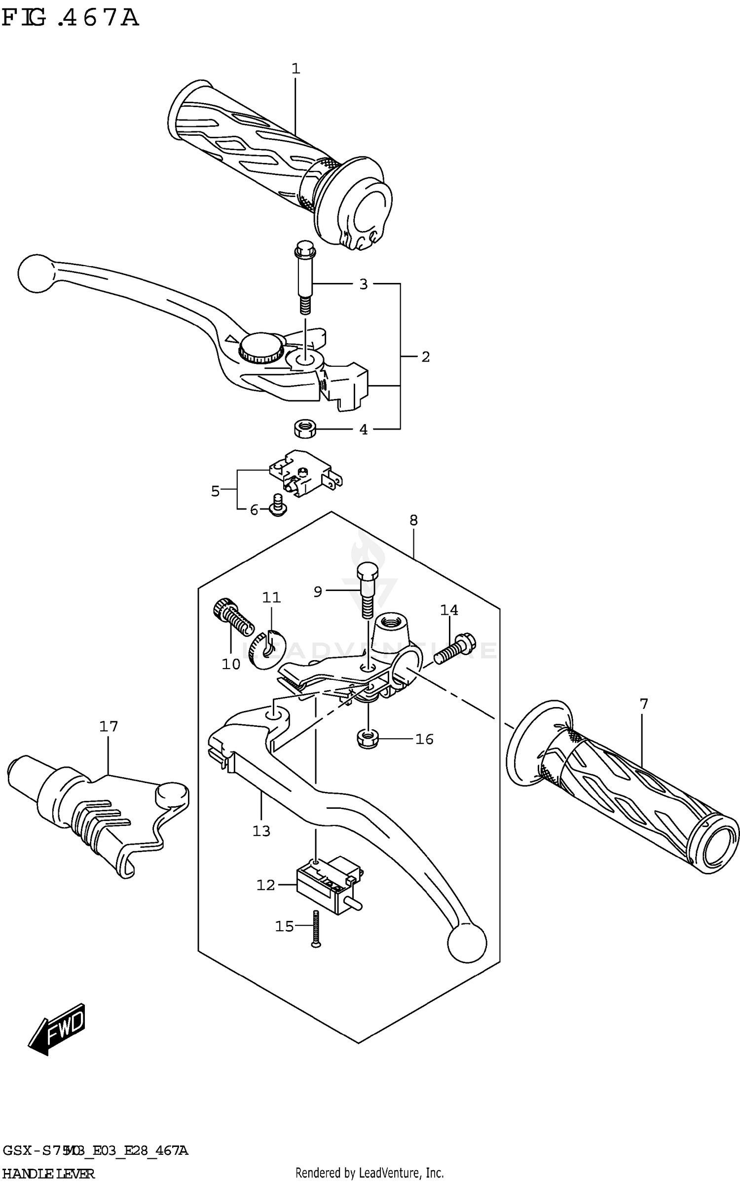 HANDLE LEVER