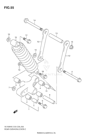 Rear Cushion Lever Schematic
