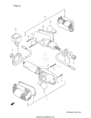 Turnsignal Lamp Schematic