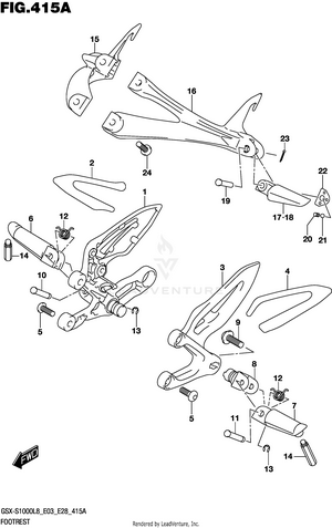 Footrest Schematic