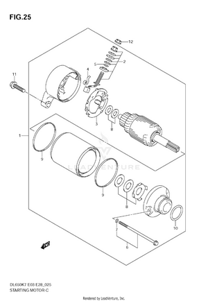 Starting Motor Schematic