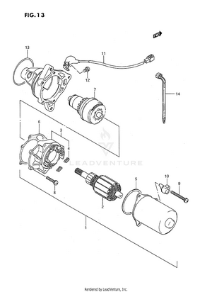 Starting Motor Schematic