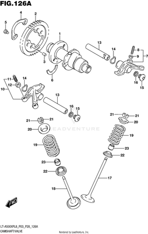 Camshaft/valve Schematic