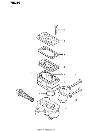 Master Cylinder (model X) Schematic