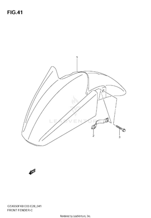 Front Fender Schematic