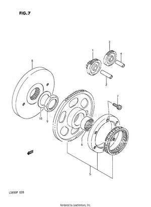 Starter Clutch Schematic
