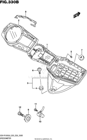 Speedometer (gsx-r1000l6 E28) Schematic