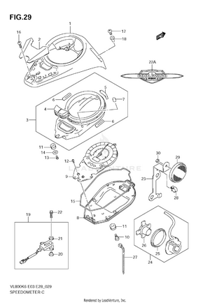 Speedometer (vl800k6/tk6/ck6) Schematic