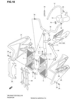 Radiator (model Y/k1) Schematic
