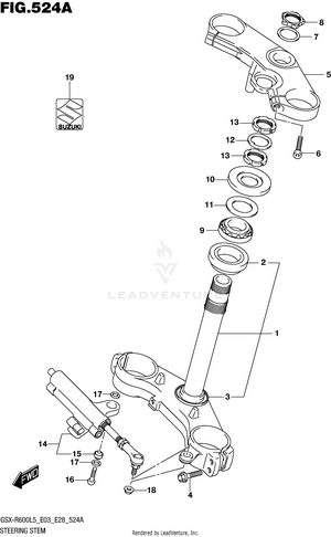 Steering Stem Schematic