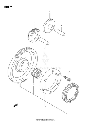Starter Clutch Schematic