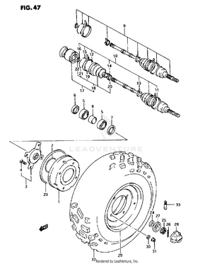 Front Wheel Schematic