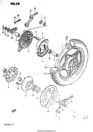 Rear Wheel (model T Schematic