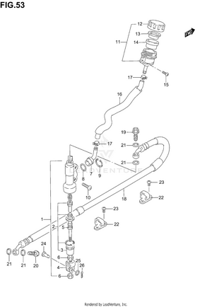 Rear Master Cylinder Schematic