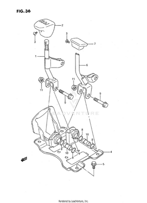 Transmission Lever Schematic