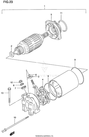 Starting Motor Schematic