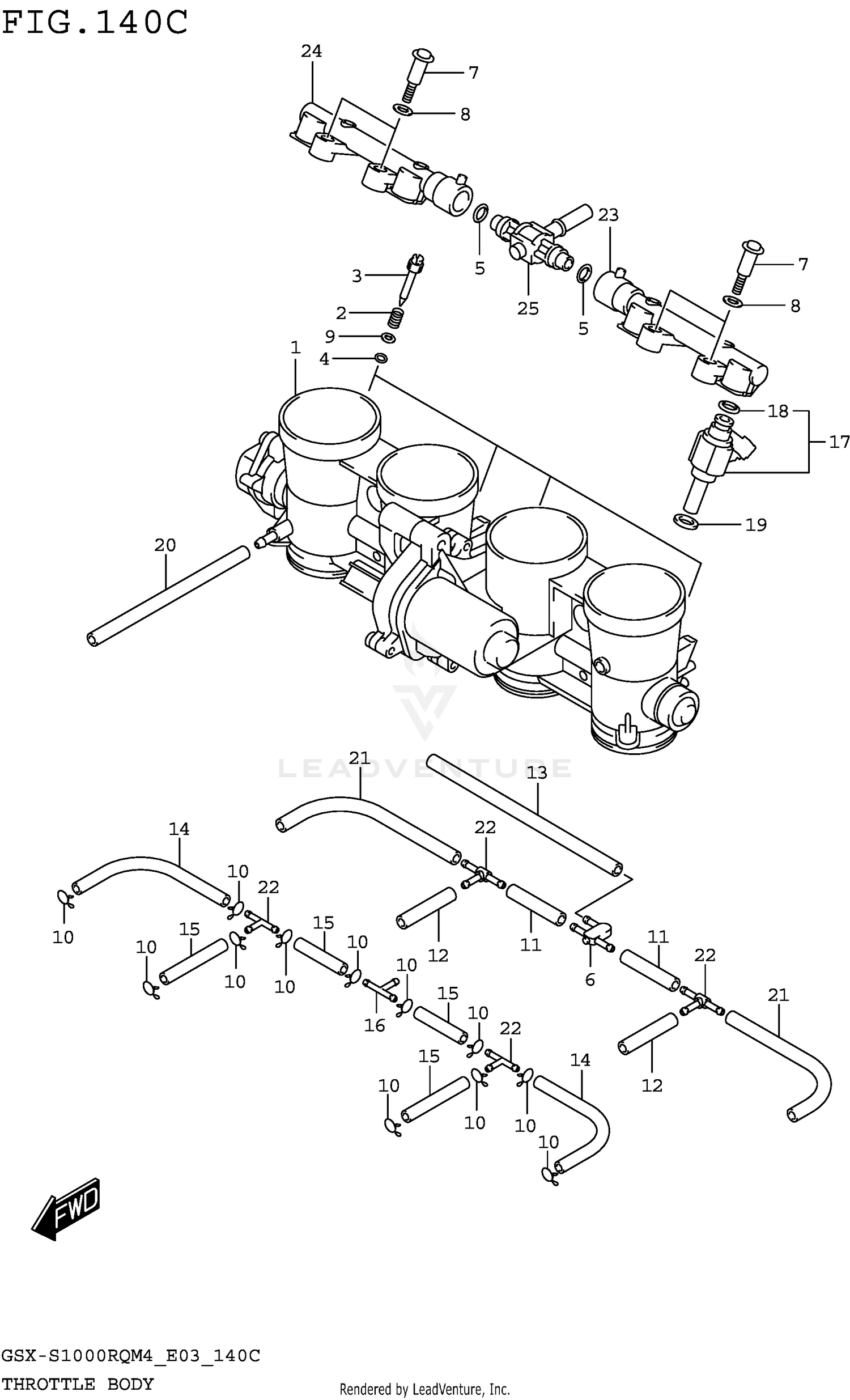 THROTTLE BODY (GSX-S1000RQM4 E33)