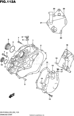 Crankcase Cover Schematic
