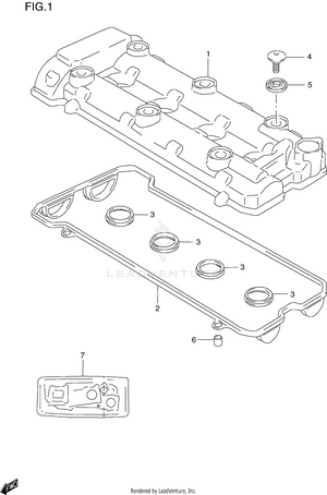 Cylinder Head Cover Schematic