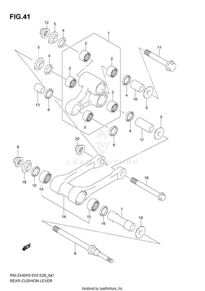 Rear Cushion Lever Schematic