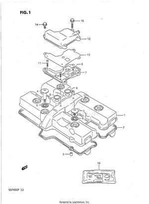Cylinder Head Cover Schematic
